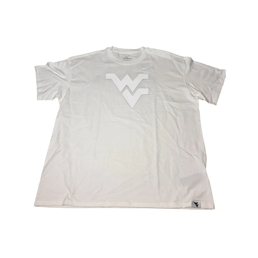 Nike Men's White West Virginia Mountaineers 2-Hit Statement Max90 T'Shirt Sz XL